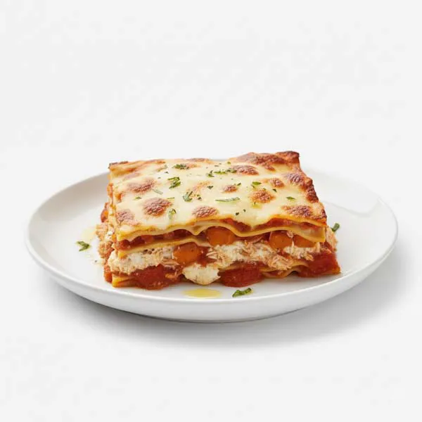 Cheesy Ricotta Chicken And Squash Lasagna